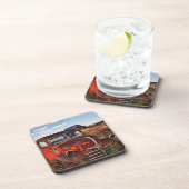 断念された農場が付いている錆つくオレンジごまかしのトラック コースター (右側)