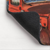 断念された農場が付いている錆つくオレンジごまかしのトラック マウスパッド (コーナー)