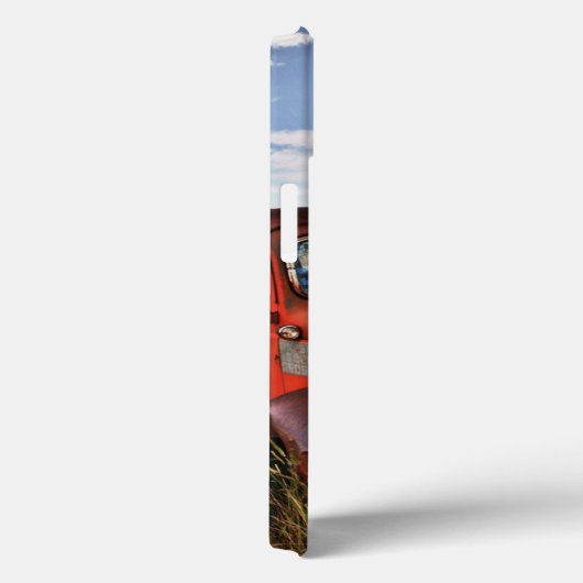 断念された農場が付いている錆つくオレンジごまかしのトラック Case-Mate iPhoneケース (裏面 / 右)