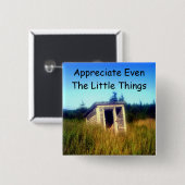 断念された離れ家ボタン 缶バッジ (正面&裏面)