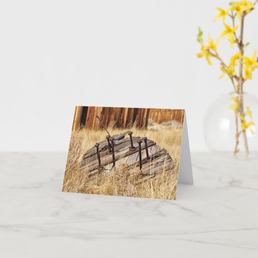 断念される カード (黄色い花)