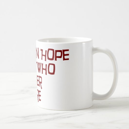 断念の希望すべてのYeにここに入る コーヒーマグカップ (右)