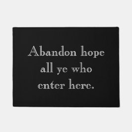 断念の希望すべてのyeにここに入る ドアマット