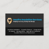 断熱材設置業者のエネルギー効率契約者 名刺 (正面)