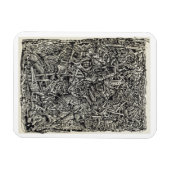 断片化されたインクスケッチフレキシブルフォトマグネット マグネット (横)