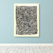 断片化されたキャンバス印刷 キャンバスプリント (インサイチュ (ウッドフロア))