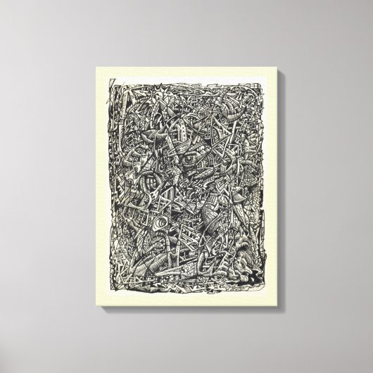 断片化されたキャンバス印刷 キャンバスプリント (正面)