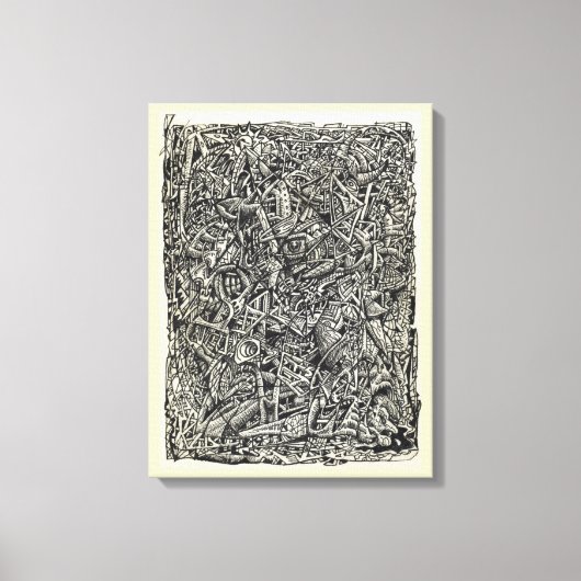 断片化されたキャンバス印刷 キャンバスプリント (正面)