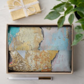 断片化されたクイーン抽象芸術アートデコパージュ 薄葉紙 (ギフト)