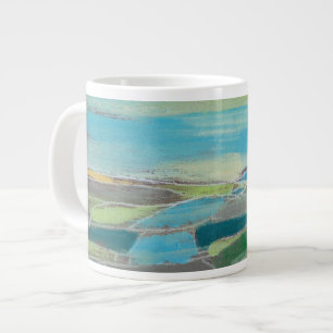 断片化されたフィールドI ジャンボコーヒーマグカップ