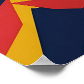 断片化パルス：幾何はっきりしたリズム ポスター (角)