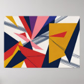 断片化パルス：幾何はっきりしたリズム ポスター (正面)