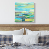 断片化フィールドI キャンバスプリント (インサイチュ (寝室))