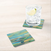 断片化フィールドI スクエアペーパーコースター (インサイチュ)