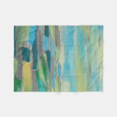 断片化フィールドI フリースブランケット (正面(横))