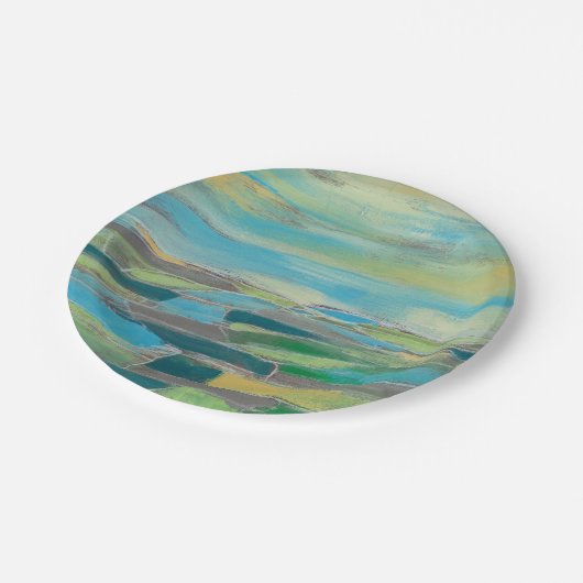 断片化フィールドI ペーパープレート (アングル)