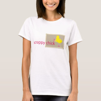 断片的なひよこのスクラップブック作りのTシャツ Tシャツ