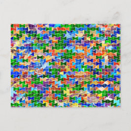 断片的なボウタイズスワール葉書 ポストカード