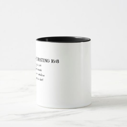断続断食16:8 マグカップ (中央)