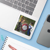 断線フランスの シール (ノートパソコンとiPhone)