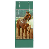 断言された純血種の競馬馬1978年 ワインギフトバッグ (裏面)