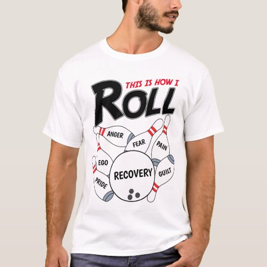 断酒の私 - Tシャツ (正面)