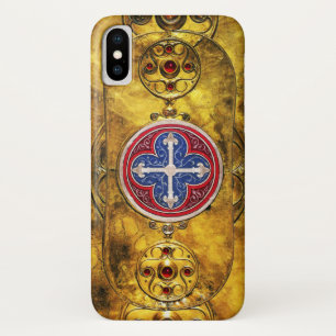 断面十字付ケルト系シールド iPhone X ケース