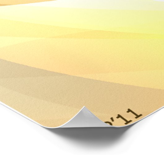 断面反射 ポスター (角)