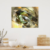 断面反射 ポスター (キッチン)