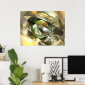 断面反射 ポスター (ホームオフィス)