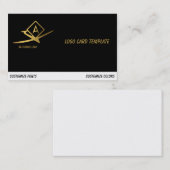 断面図有酸素練習場記号 名刺 (正面/裏面)