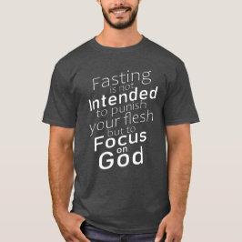 断食は肉ティーを罰することを意図していない Tシャツ