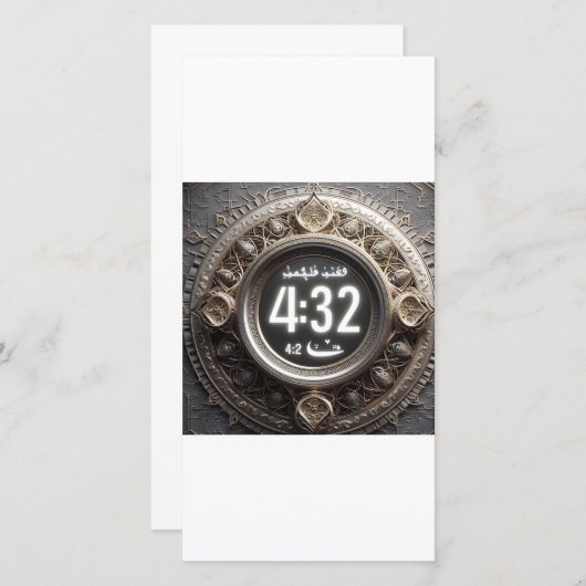 断食を受け入れる,イフタール,スホアとスピリチュアルの反射 シーズンカード (正面/裏面)