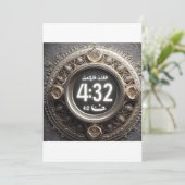 断食を受け入れる，イフタール，スホアとスピリチュアルの反射 案内状 (スタンド正面)