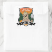 断食を防止できるのはユーザーのみ スクエアシール (バッグ)