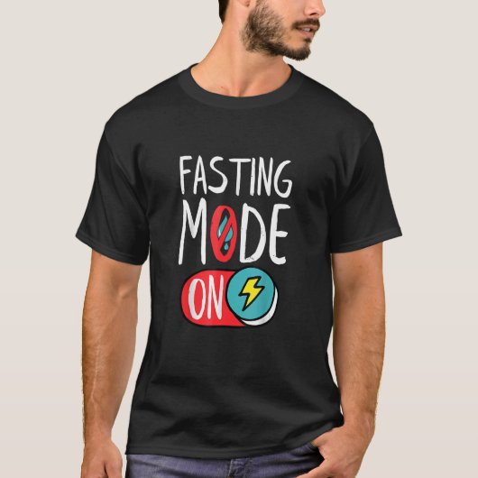 断食モードオンラマダーン減量と断食 Tシャツ (正面)