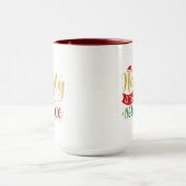 新いけなしい素敵なクリスマスおもしろいプレゼント マグカップ (中央)