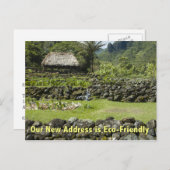 新おもしろいしい住所 – ハッ環境にやさしト 案内ポストカード (正面/裏面)