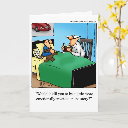 新おもしろいしい保護者のグリーティングカード カード (黄色い花)