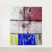 新おもしろい可塑性木製美術スタイルカスタマイズ タペストリー (正面)