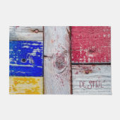 新おもしろい可塑性木製美術スタイルカスタマイズ ドアマット (正面)