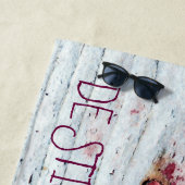 新おもしろい可塑性木製美術スタイルカスタマイズ ビーチタオル (インサイチュ)