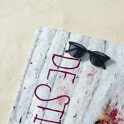 新おもしろい可塑性木製美術スタイルカスタマイズ ビーチタオル (インサイチュ)