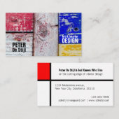 新おもしろい可塑性芸術スタイルカスタマイズ 名刺 (正面/裏面)