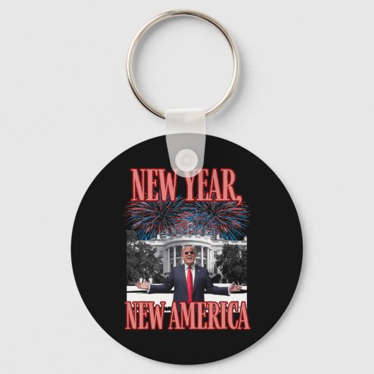 新おもしろい年を切り開く キーホルダー (正面)