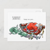 新おもしろい年カード シーズンポストカード (正面/裏面)