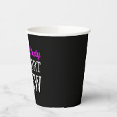 新おもしろい支援独身の乗務員離婚パーティー 紙コップ (左)