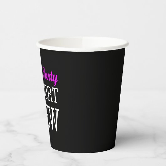 新おもしろい支援独身の乗務員離婚パーティー 紙コップ (左)