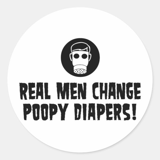 新おもしろい父 ラウンドシール (正面)