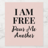 新おもしろい独身の離婚別パーティー ワインラベル (シングルラベル)